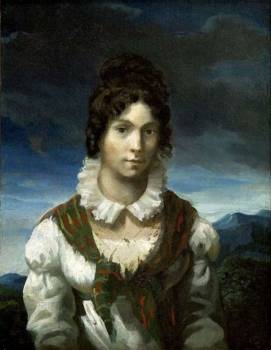 Возьму на себя смелость Портрет мадам де Элизабет де Dreux - Theodore Gericault