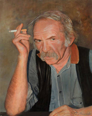 Масляный портрет Богдана Смолень - Tomasz Mrowiński