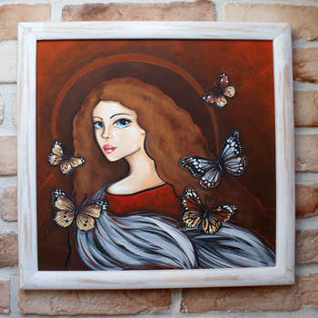 Charm farfalla - Wioletta Niewiarowska