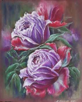 "Purple roses" - Yana Yeremenko