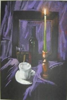 burning candle - Zbigniew Bień