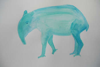 Blauer Tapir - anna brzeska