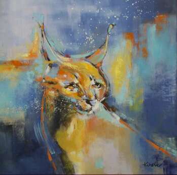 Steppe lynx - ilona Kowalik